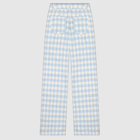 B.Sure Dopamine Contrast Plaid Casual Pants - Picture 2 of 4